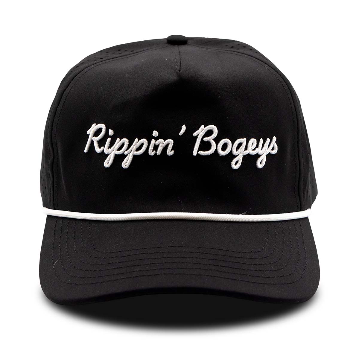 RB Script Rope Hat- Black