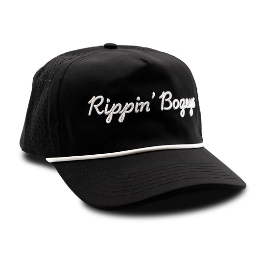 RB Script Rope Hat- Black