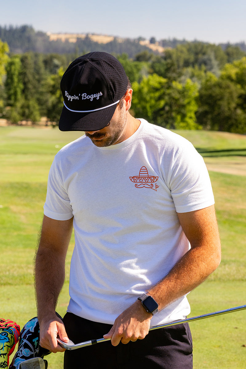 RB Script Rope Hat- Black