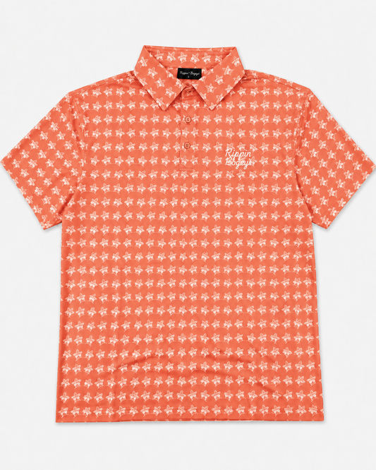 Bogey Bandito Polo- Peach