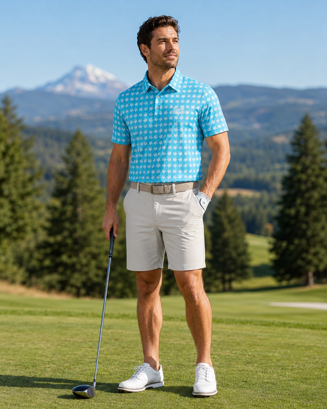 Bogey Bandito Polo- Aqua