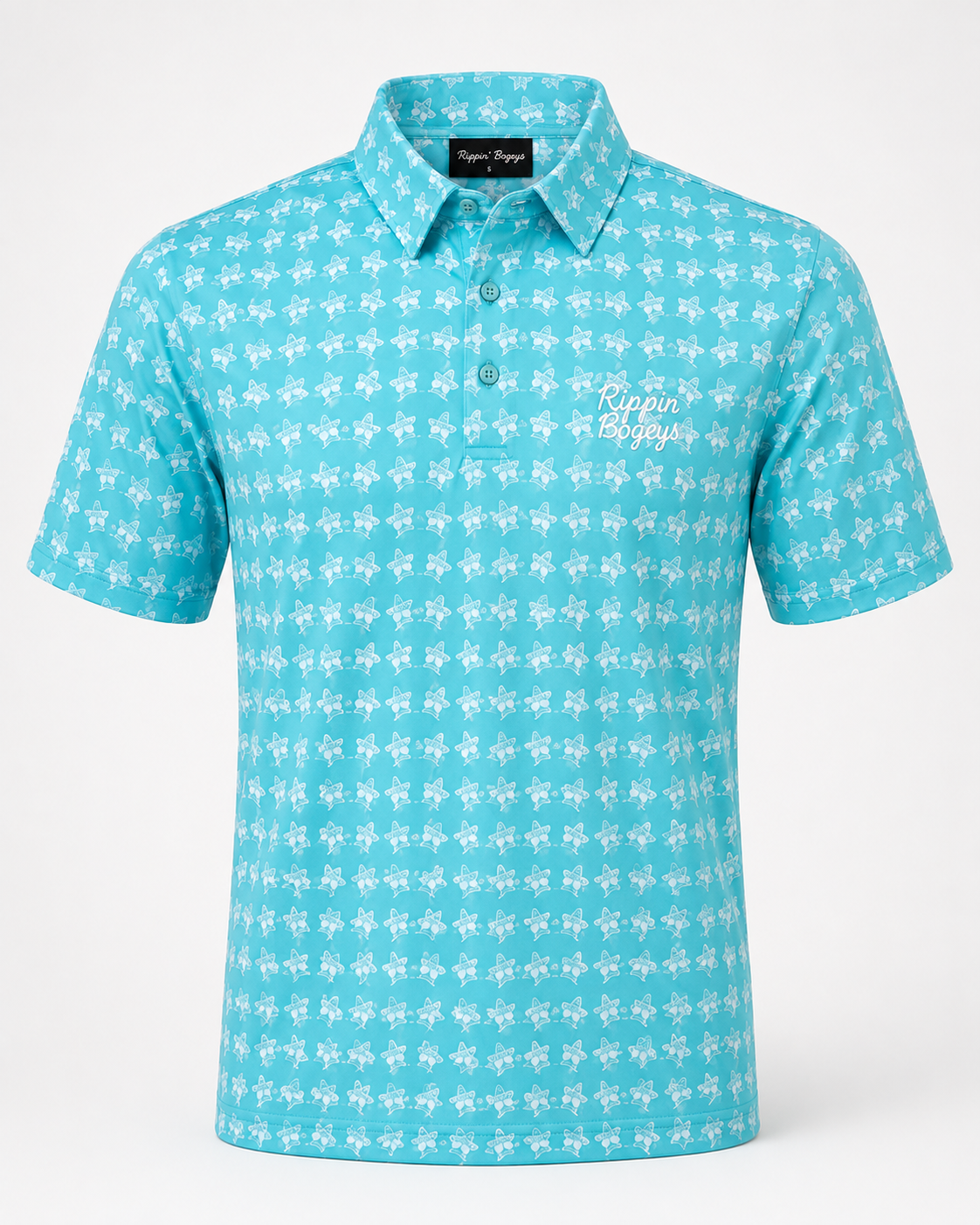 Bogey Bandito Polo- Aqua