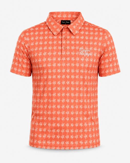 Bogey Bandito Polo- Peach