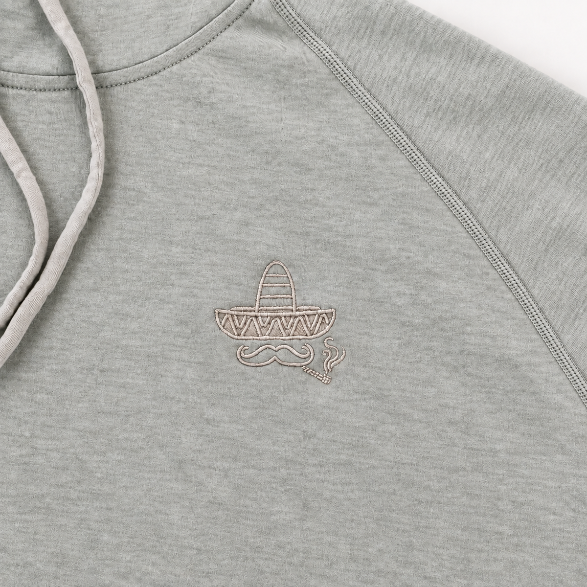 Smokin' Sombrero Mid-Layer Hoodie- Light Green
