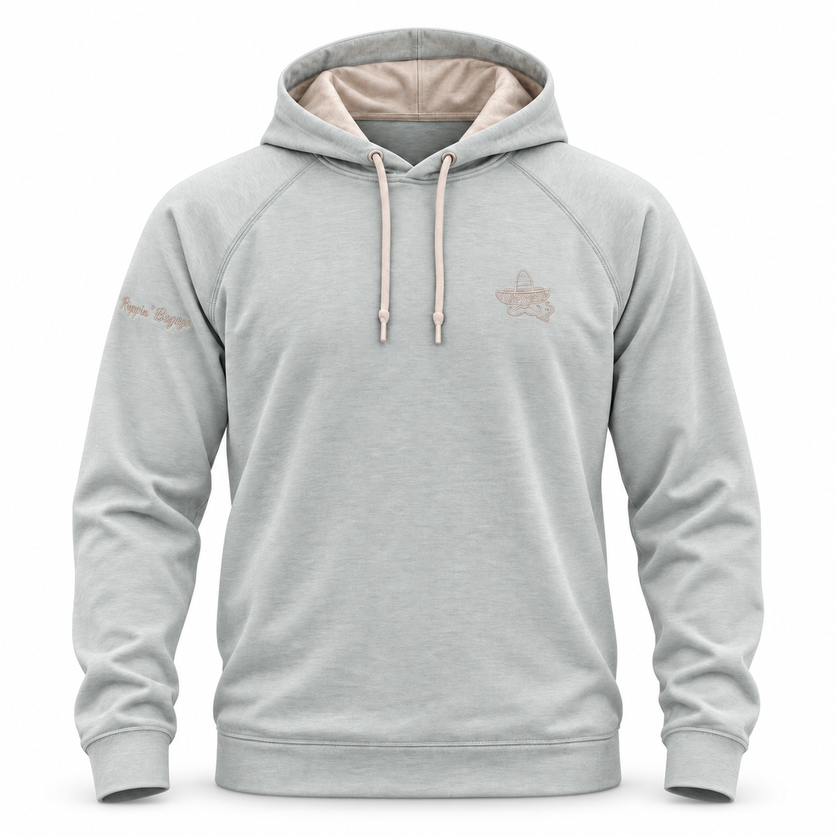 Smokin' Sombrero Mid-Layer Hoodie- Light Green