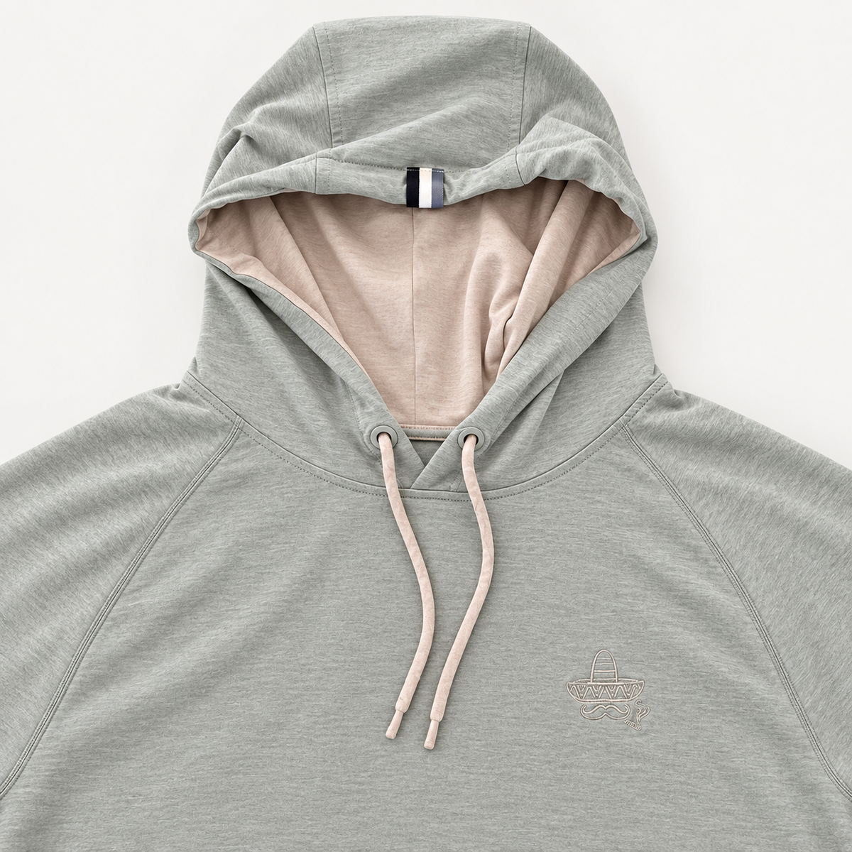 Smokin' Sombrero Mid-Layer Hoodie- Light Green
