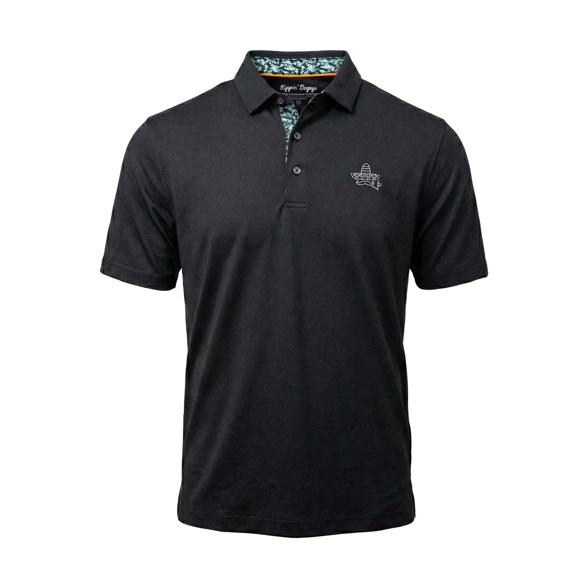 Sombrero Performance Polo- Black