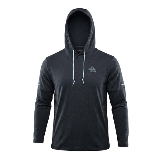 Smokin' Sombrero Hoodie- Dark Gray w/ Teal