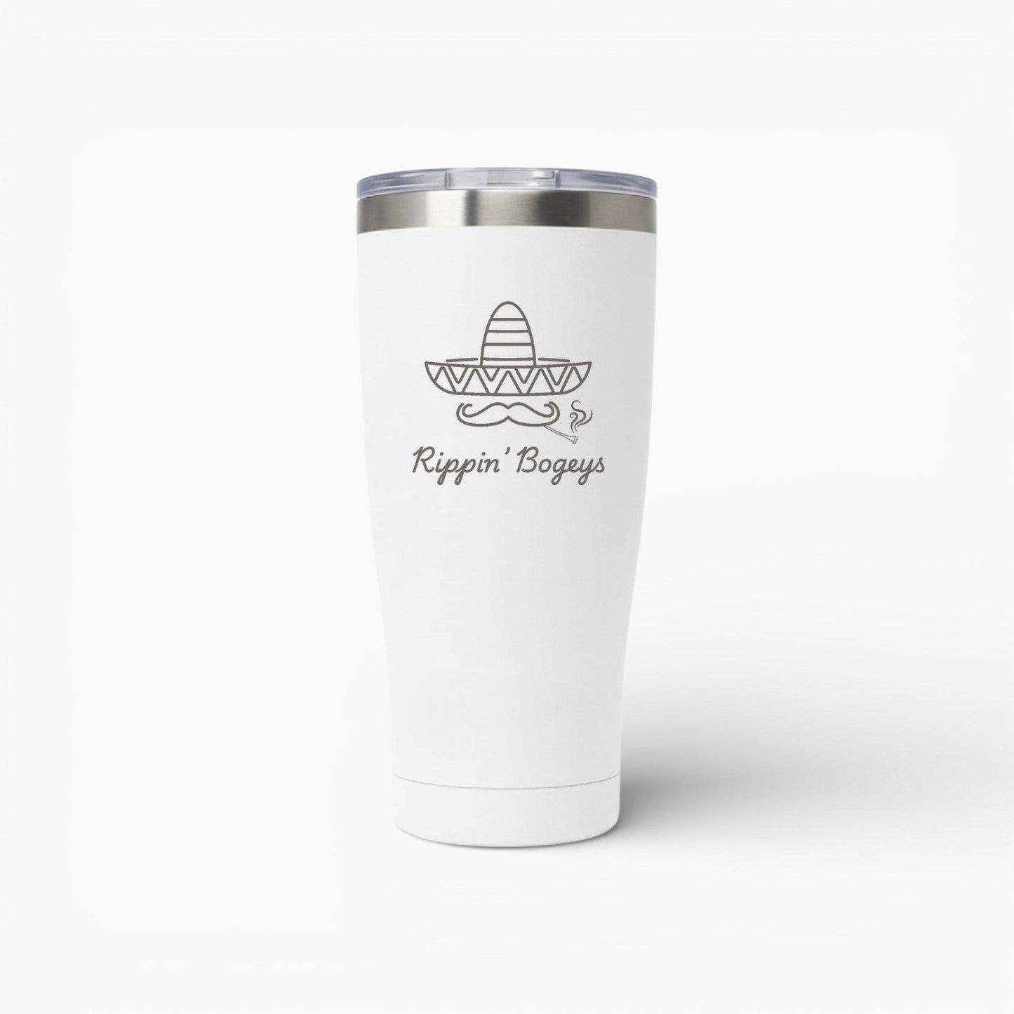 Rippin' Bogeys Golf Cart Secure Tumbler 22oz