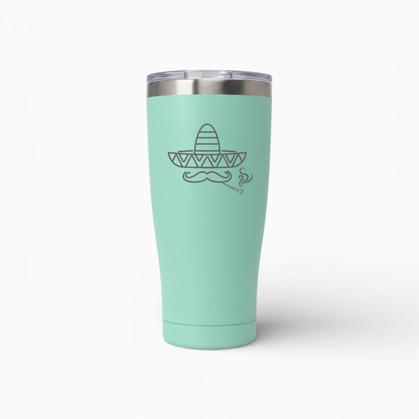 Smokin’ Sombrero Aqua Caddie Golf Cart Secure Tumbler 22oz